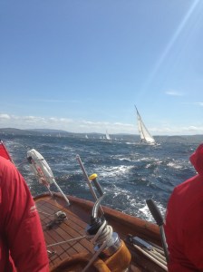 Sunshine!  It didn't last